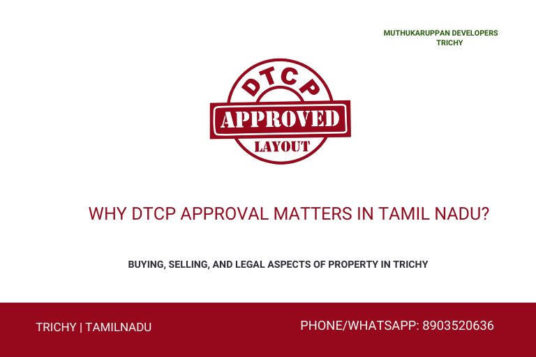 image wth the text Why DTCP Approval Matters in Tamil Nadu?