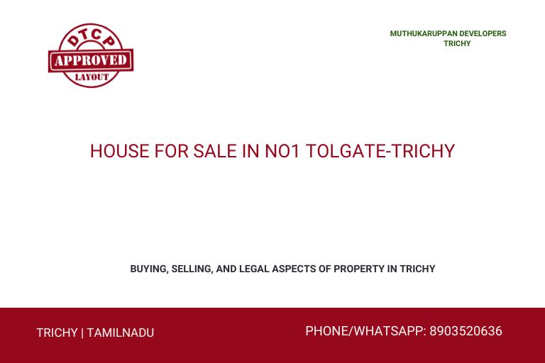 image with text House for sale in No1 Tolgate-trichy